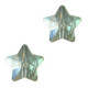 Fashion faceted 14mm Star bead Crystal Irish green